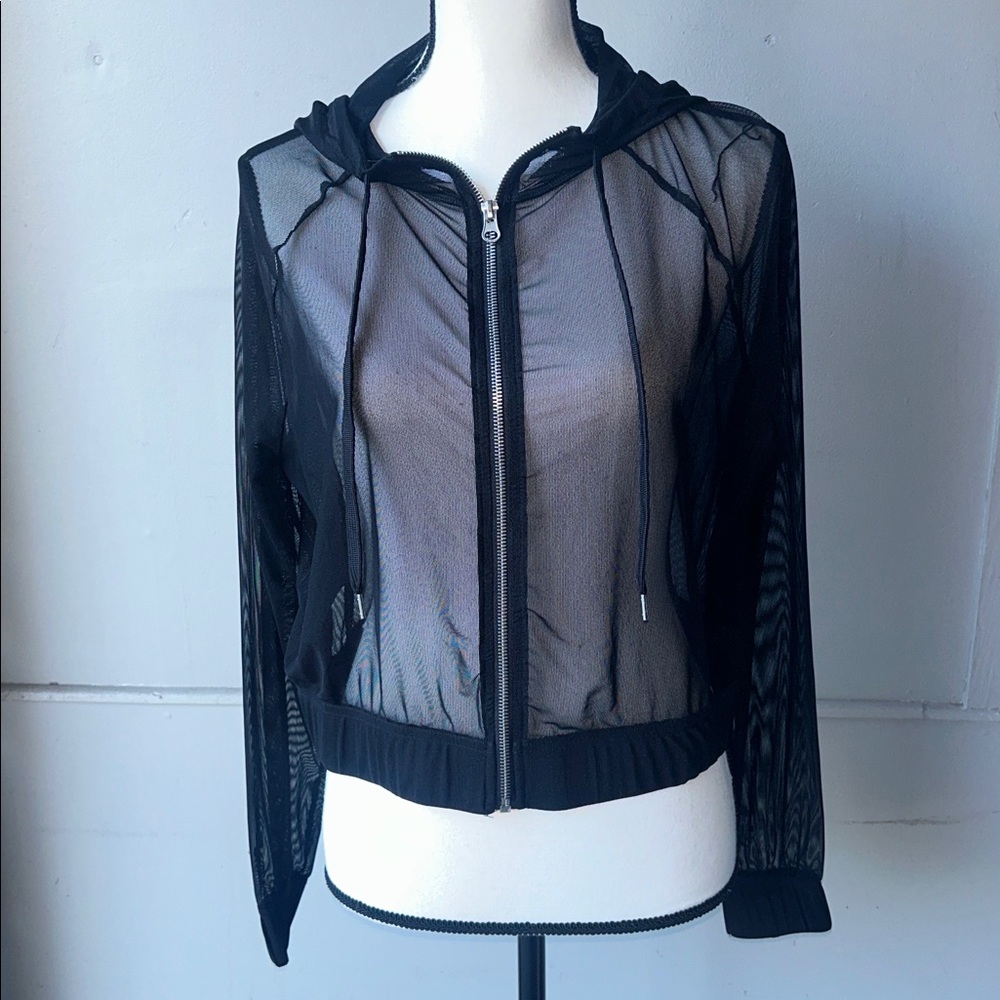 Forever 21 Sheer Black Top